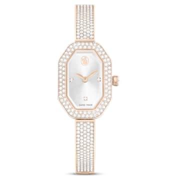 Dextera Bangle 워치, 스위스 메이드, 메탈 브레이슬릿, 골드 톤, 샴페인 골드 톤 피니시