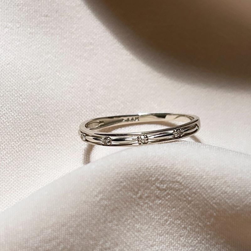 14k 베니 다이아몬드 반지