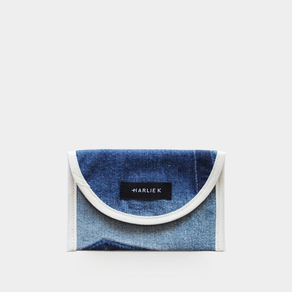 데님 카드지갑 / Denim Card Wallet [아이보리]