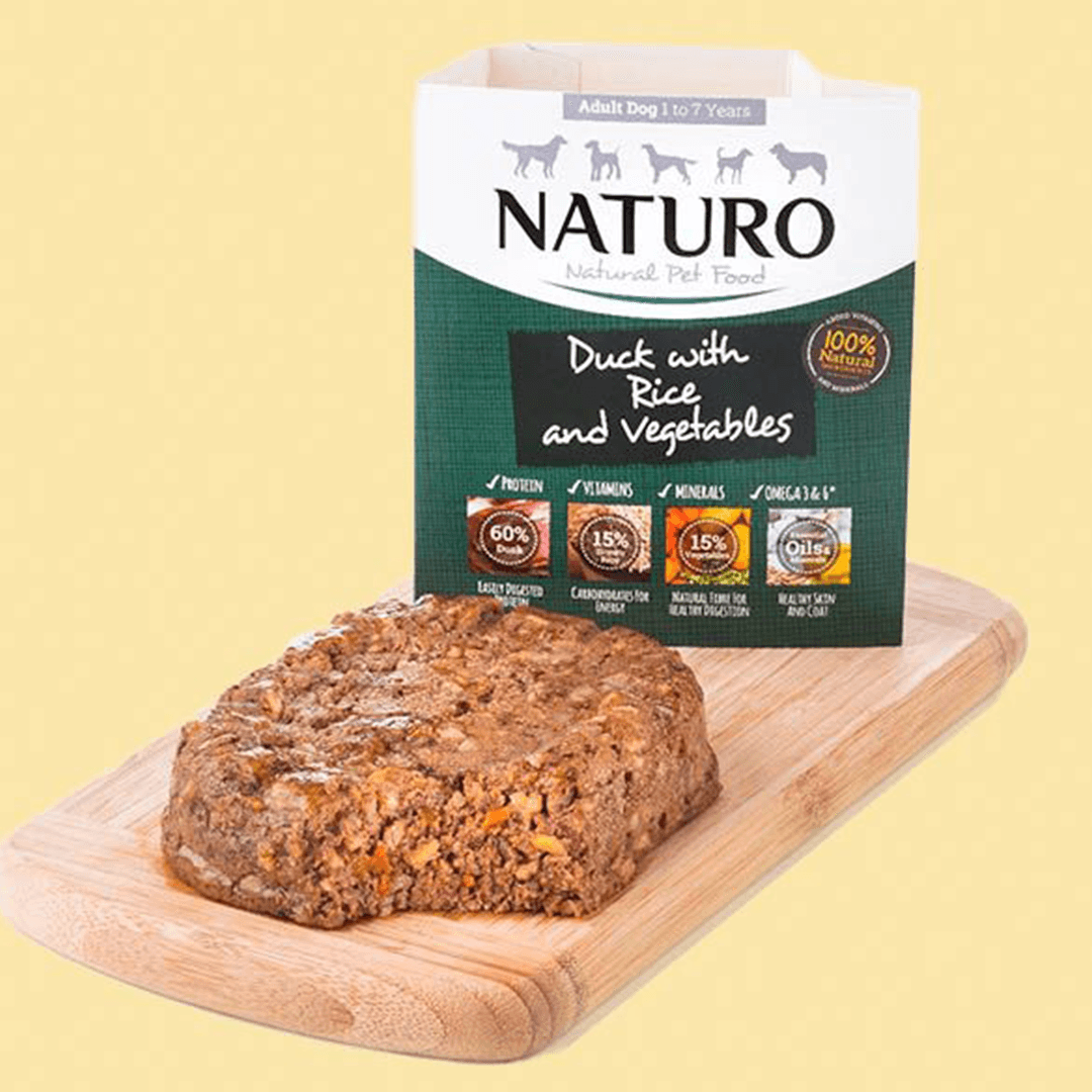 내추로 독 습식사료 오리고기&현미야채 어덜트 400g