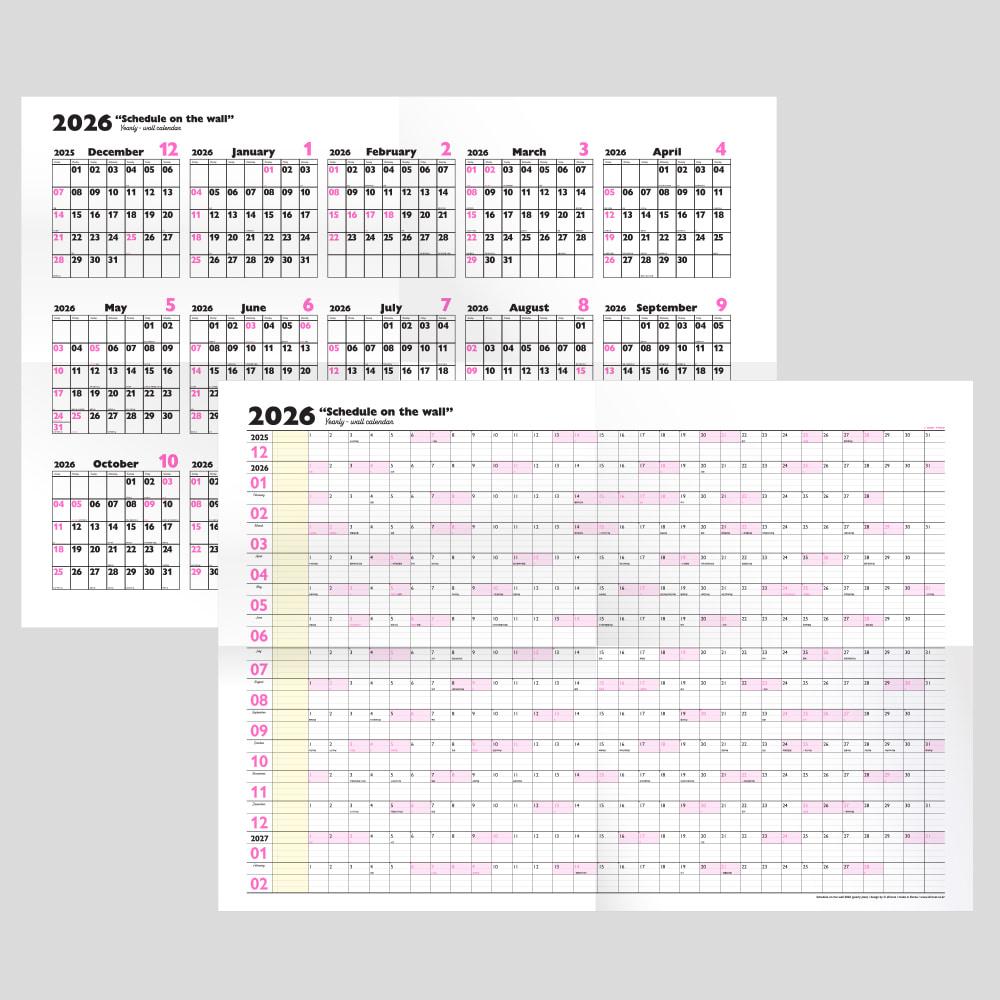 스케쥴온더 월 2026_ 연력