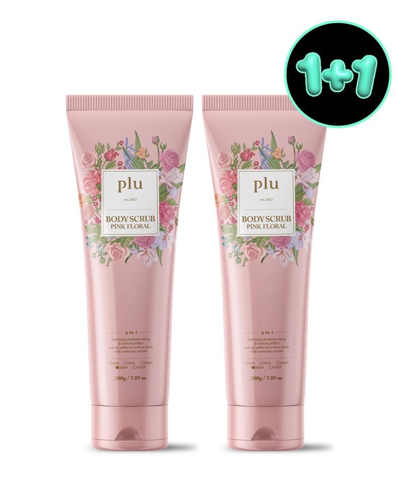 [1+1] 플루 바디스크럽 핑크 플로럴 200g