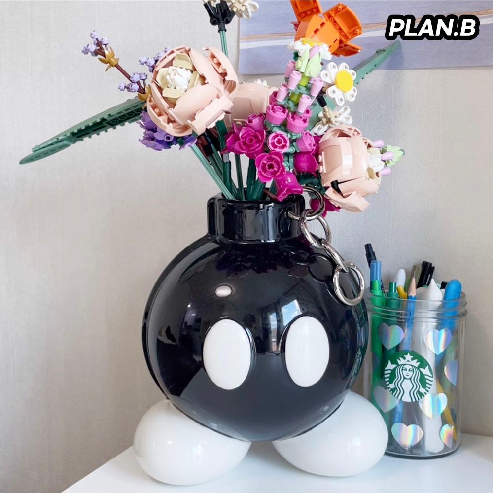 플랜비 화분 귀요미 꽃받침 플라워 인테리어 세라믹 화병 꽃병 오브제