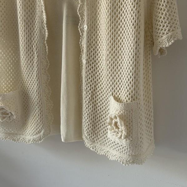 sand linen sleeveless (cream/grey)