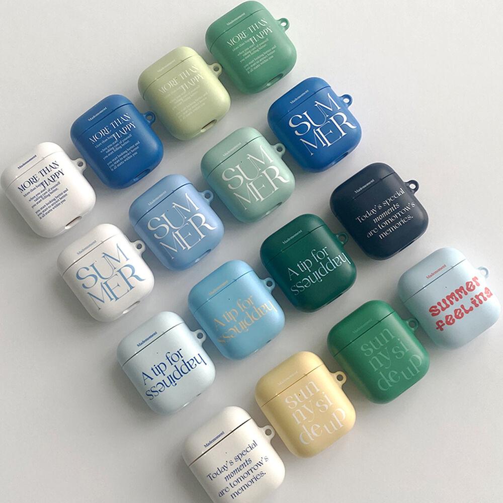 [썸머 레터링 모음전] 레터링 디자인 [hard 에어팟케이스 시리즈] 모음전