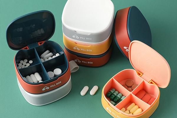 휴대용 알약케이스 여행용 요일별 약통 필박스