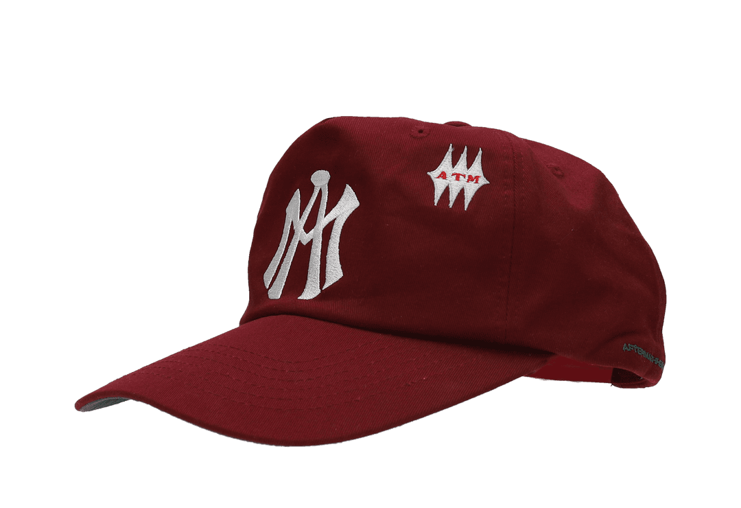 ATM LOGO BALL CAP (BURGUNDY)