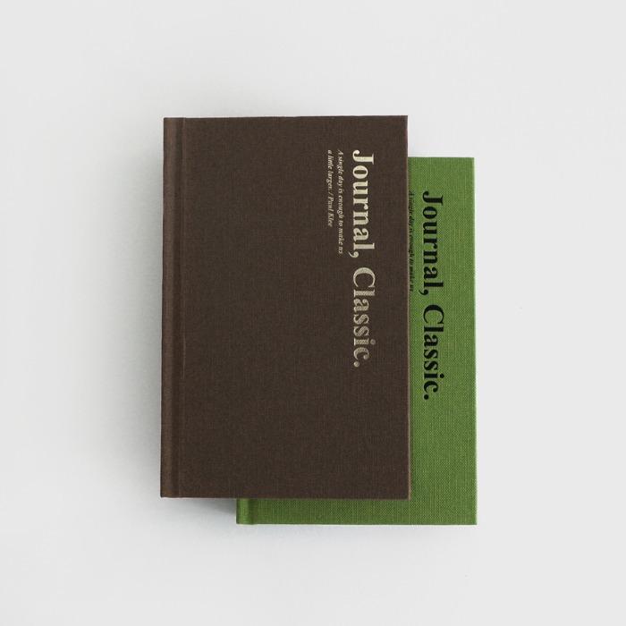 클래식 저널 일기장