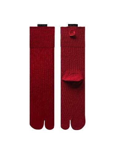 [ 3/21 순차 출고 예정] Rose Tabi Socks RD