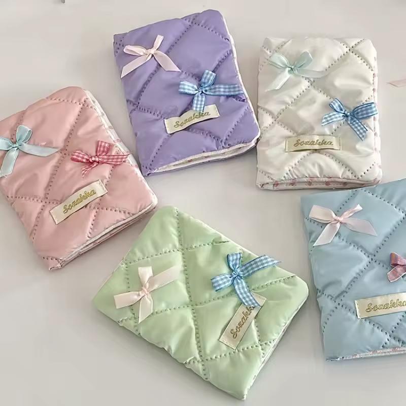 한국어 Sweet Bow 여권 카드 소지자 문서 보관 은행 카드 여행 ID 카드 소지자