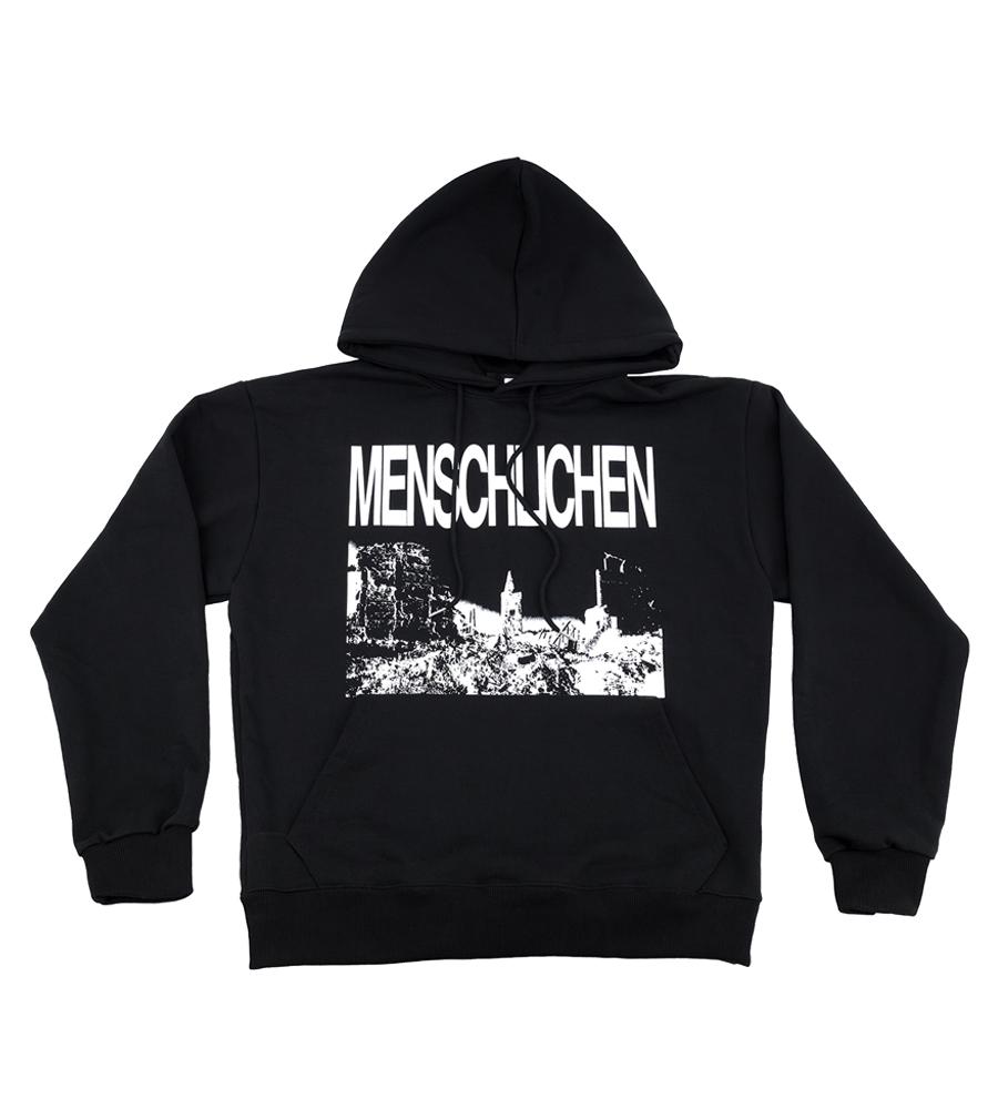 MENSCHLICHEN Heavy Terry Hoodie - Black