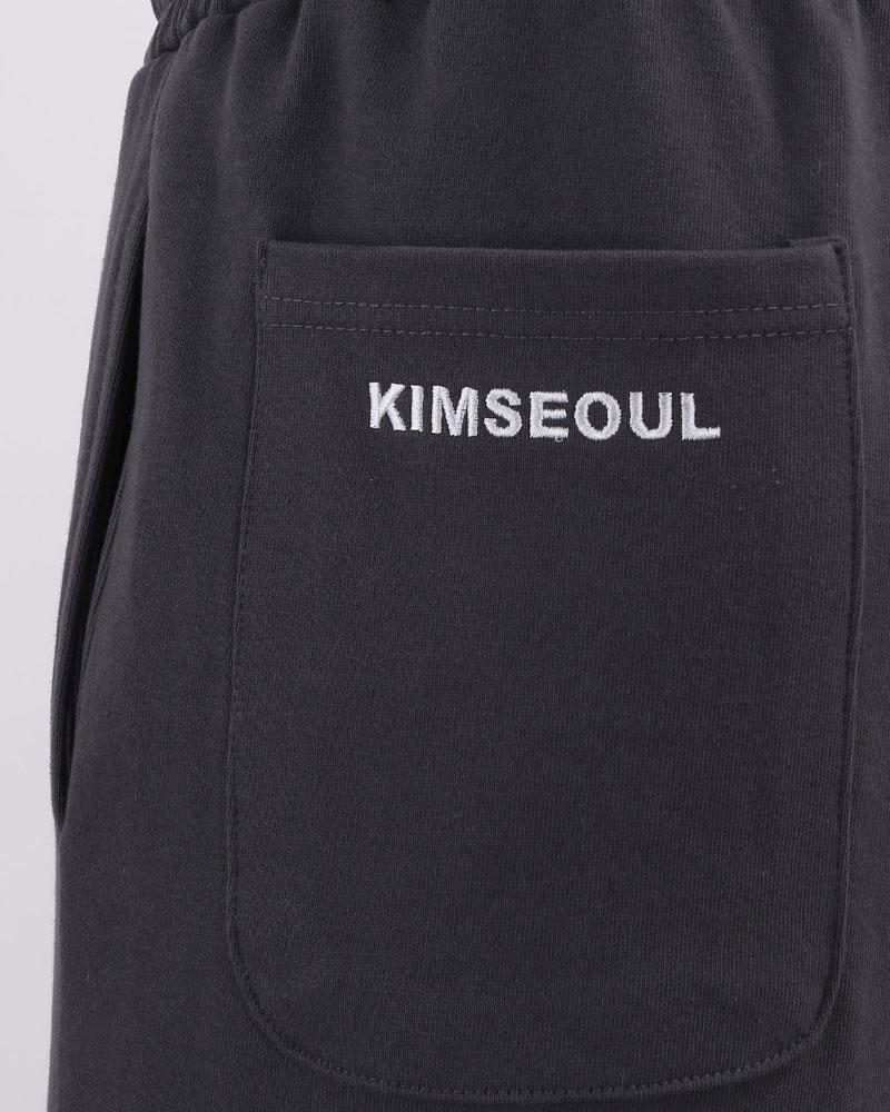 LOGO SWEAT PANTS (blue charcoal)