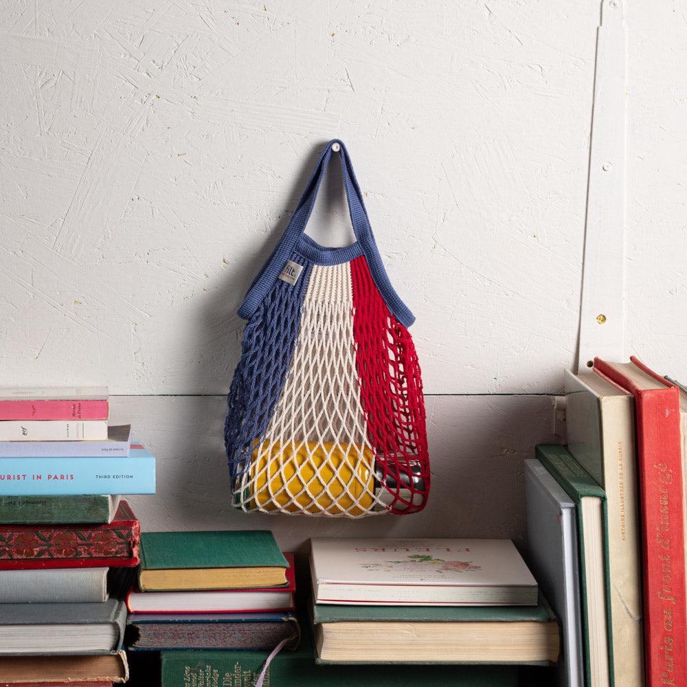 Filet à provisions - Tricolore - S