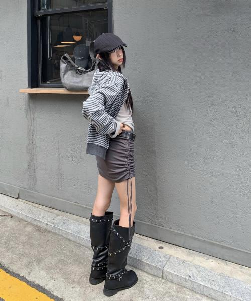 스트라이프 후드집업_MIWJMF921C
