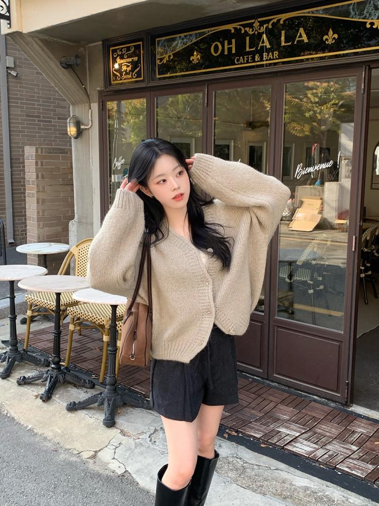 로빈 모직반바지 겨울 울반반지 핀턱팬츠 숏팬츠