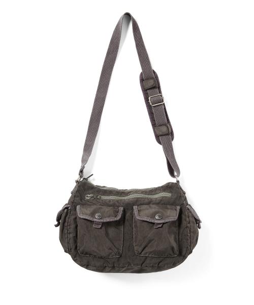 Overdyed Shoulder Bag Light Charcoal