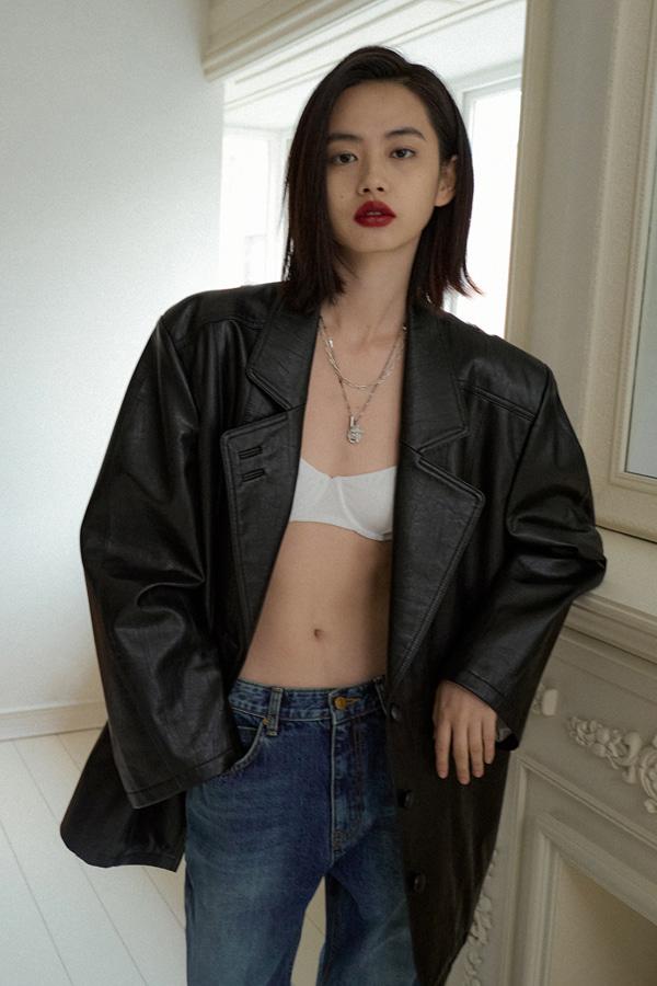 LEATHER VINTAGE OVER JACKET