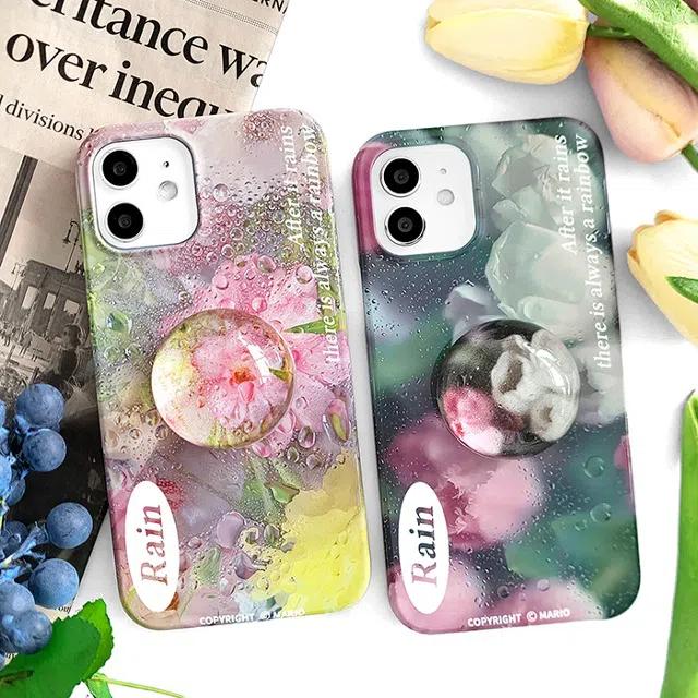 [유광하드+반구톡 레인]폰케이스 갤럭시 핸드폰 휴대폰 아이폰14 13 12 11 x xs 8 7 6 se2 se3 프로 미니 s23 s22 S21 S20 S10e s9 s8 노트20 10 9 톡 a23 a24 a31 a32 a34 a42 a51 a52s a53 a54 퀀텀3 점프2