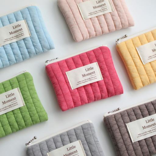 컬러추가💙 이니셜각인 라떼파우치