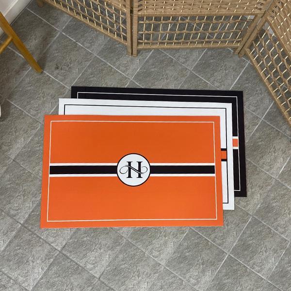 푹신한 빨아쓰는 H로고 주방 욕실 규조토 발매트