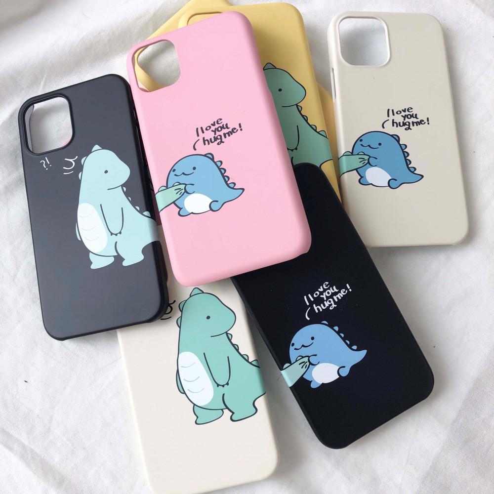 하드케이스 / 공룡커플2 핸드폰케이스 커스텀 아이폰14 z플립4 갤럭시