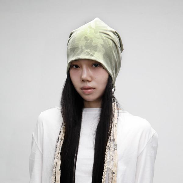 [HANDMADE] BRAIDED HAIR KEYRING BEANIE, CAMO