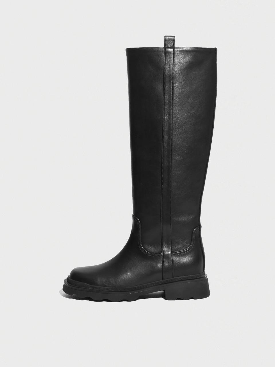 KM019 핸드메이드 켈리 롱 부츠｜BLACK