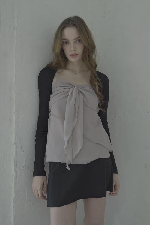 벨리아르(BELLIALEU)  ANGEL SLEEVELESS-BEIGE - 사이즈 & 후기 | 무신사