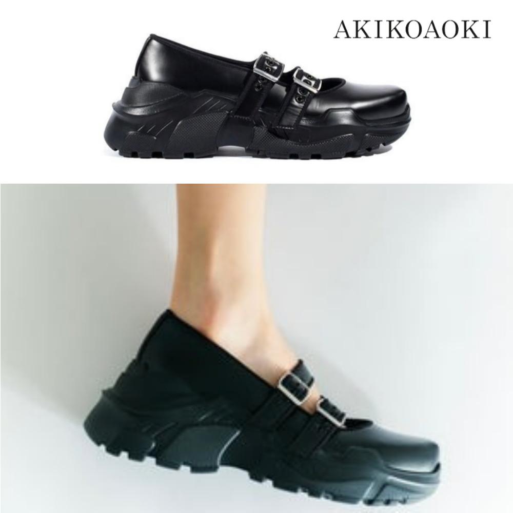 아키코아오키 로퍼 제미니 AKIKOAOKI Gemini Faux-leather