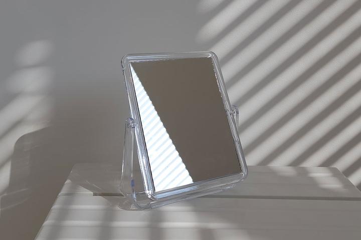 양면 아크릴 앙증 탁상거울 화장 메이크업 거울