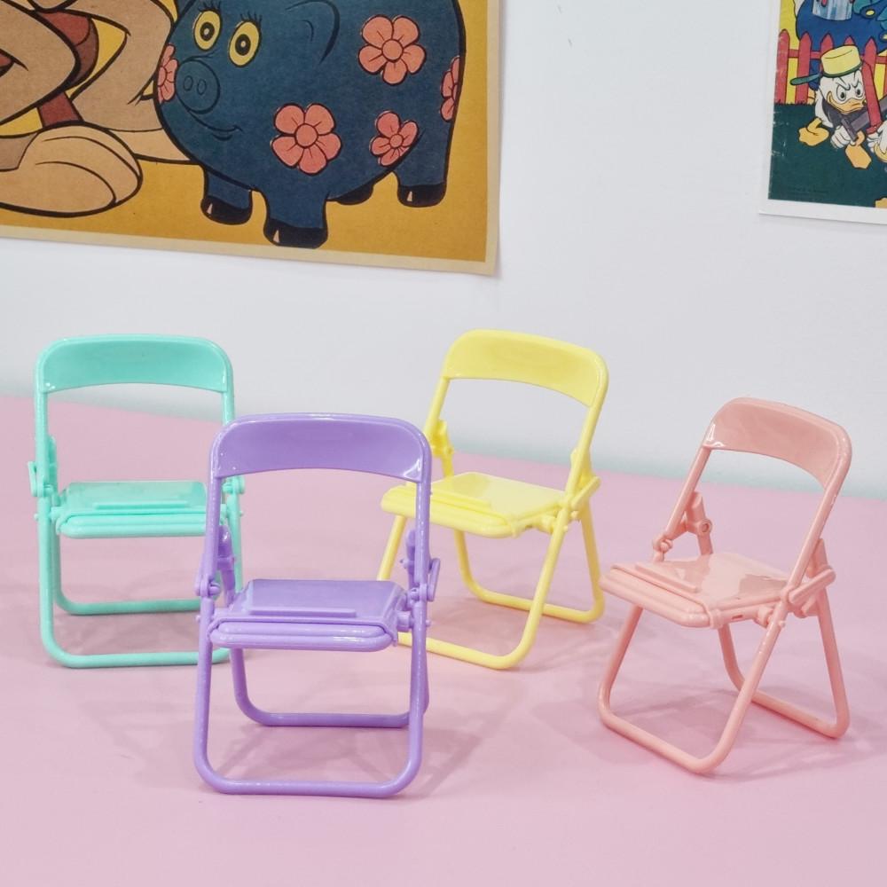 파스텔 컬러 핸드폰 의자 거치대