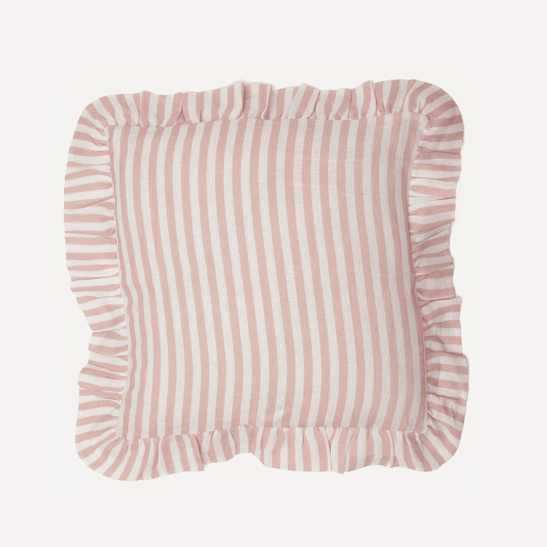 Amuse La Bouche - Blush Candy Stripe Cushion Cover