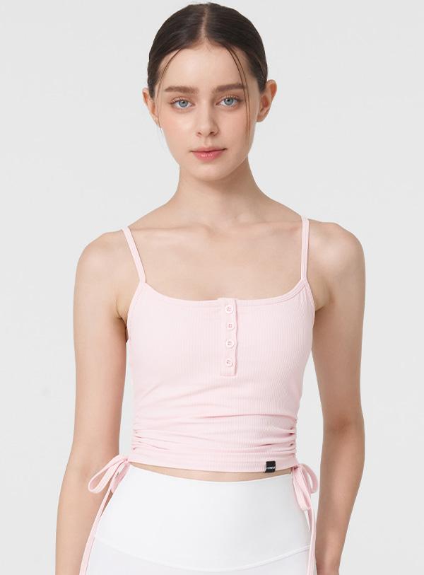 피처 스트링 슬리브리스 탑 (2colors)