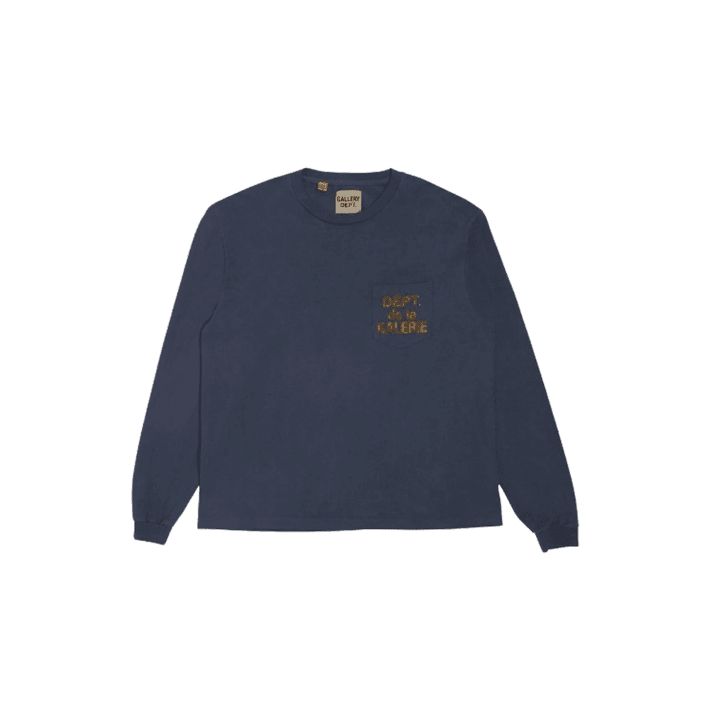 갤러리 디파트먼트 디파트 드 라 겔러리 롱슬리브 포켓 티셔츠 네이비