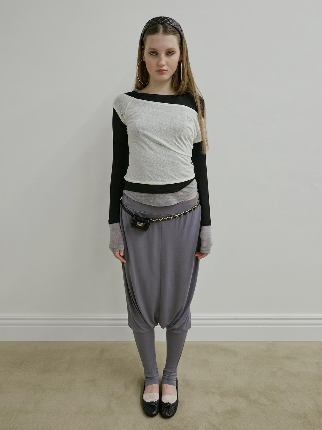 Lazy Layered Tee Raw