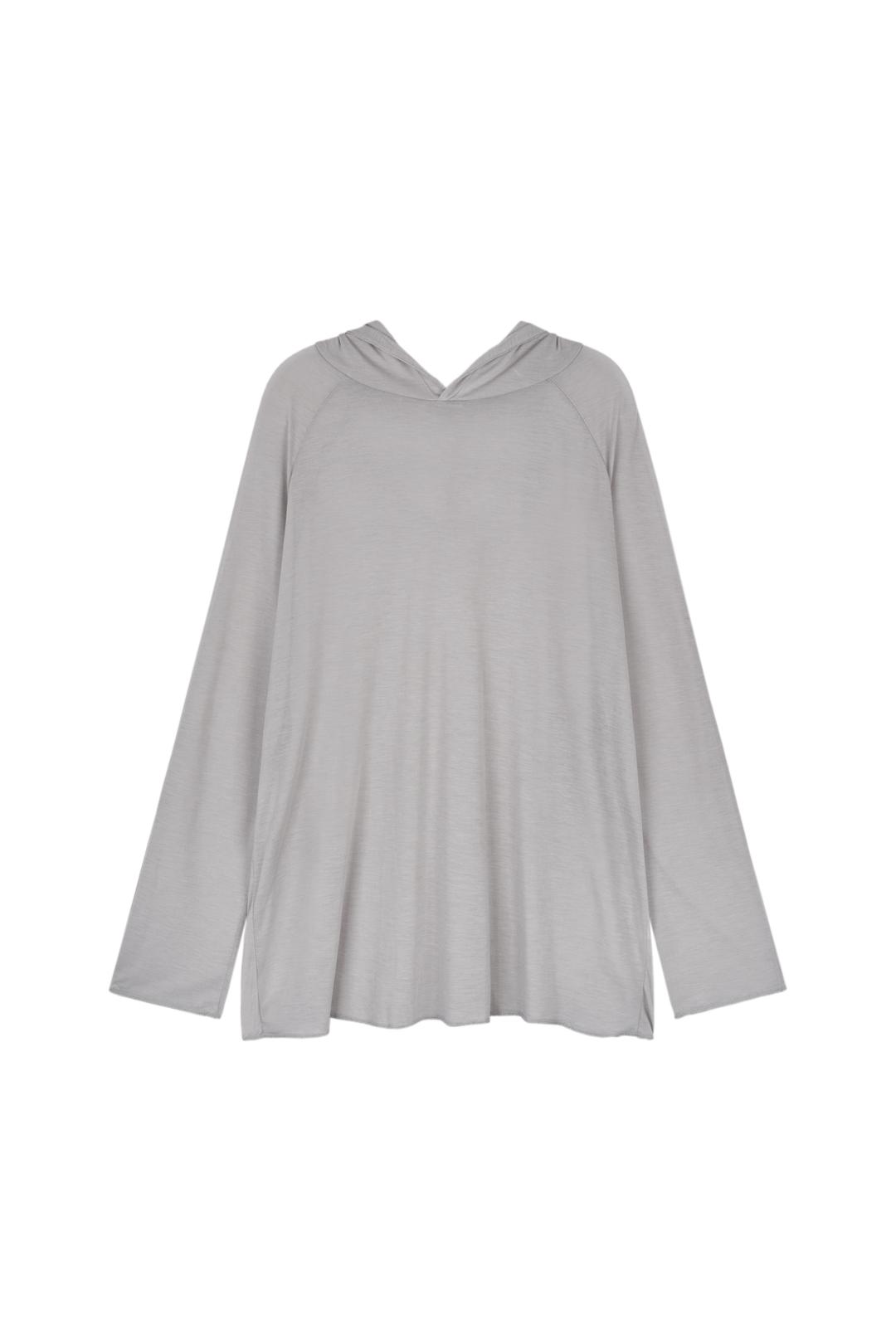 SUMMER MILD OVER HOODIE (L GREY)