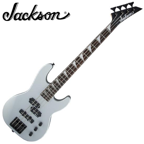 [Jackson] JS Series Concert Bass™ Minion JS1X - Satin Silver 콘서트 미니사이즈 베이스 4현 기타