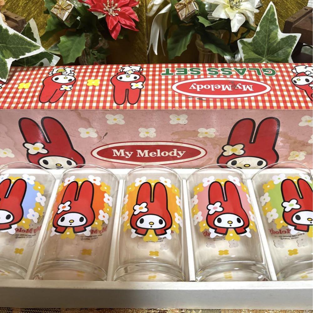 My Melody 마이멜로디 글라스세트 유리컵 유리잔