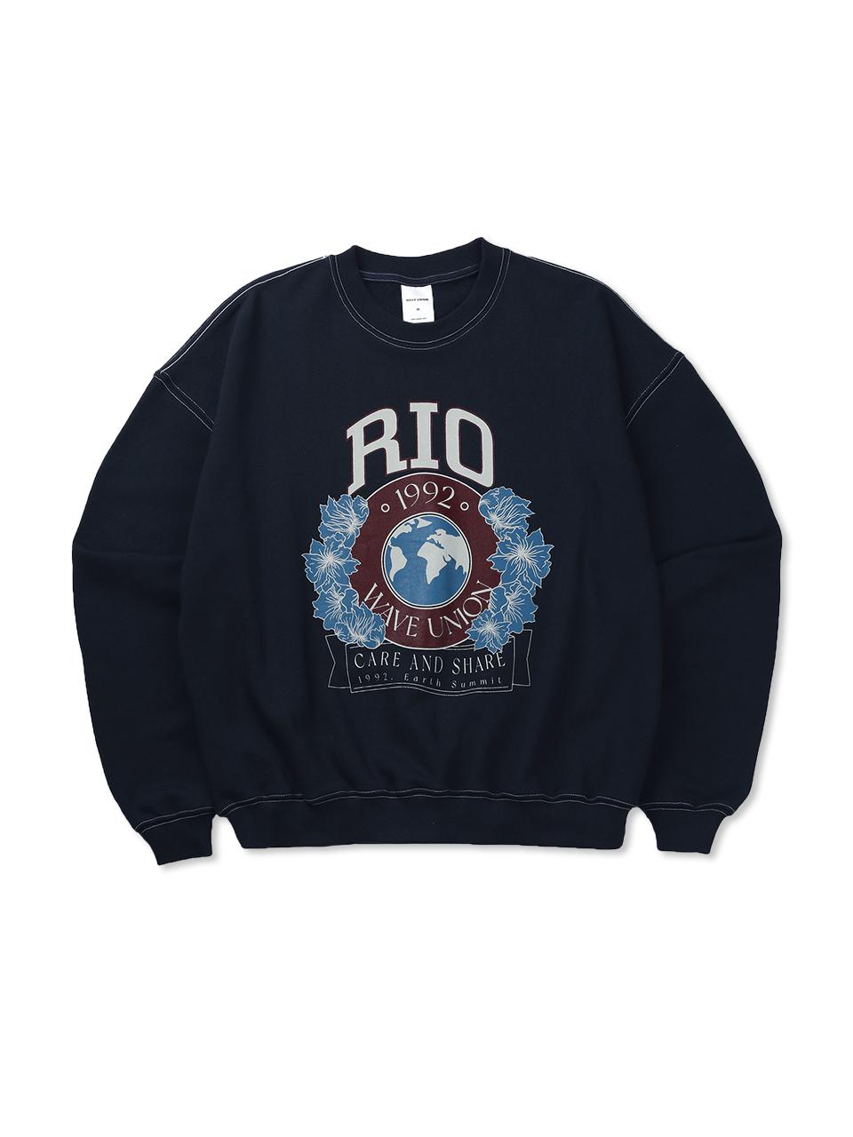 Rio Oversized fit Sweatshirt navy