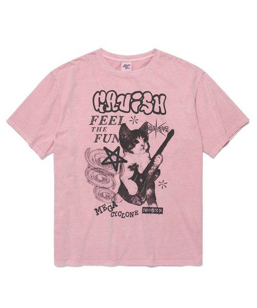 MEGA CYCLONE PIGMENT SS TEE PINK(CV2DMUT524A)