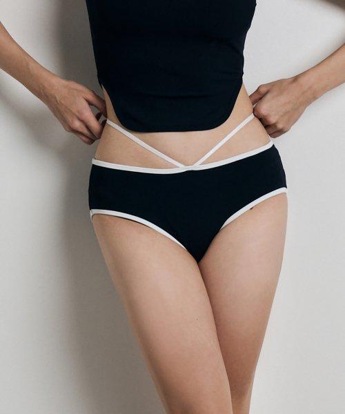 V스트링 라인 로우 비키니팬티