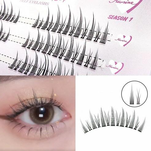 부분 인조 가닥 속눈썹 자연스러운 연예인 아이돌 셀프 속눈썹연장 캔디래쉬 시즌 1 단품, 1개