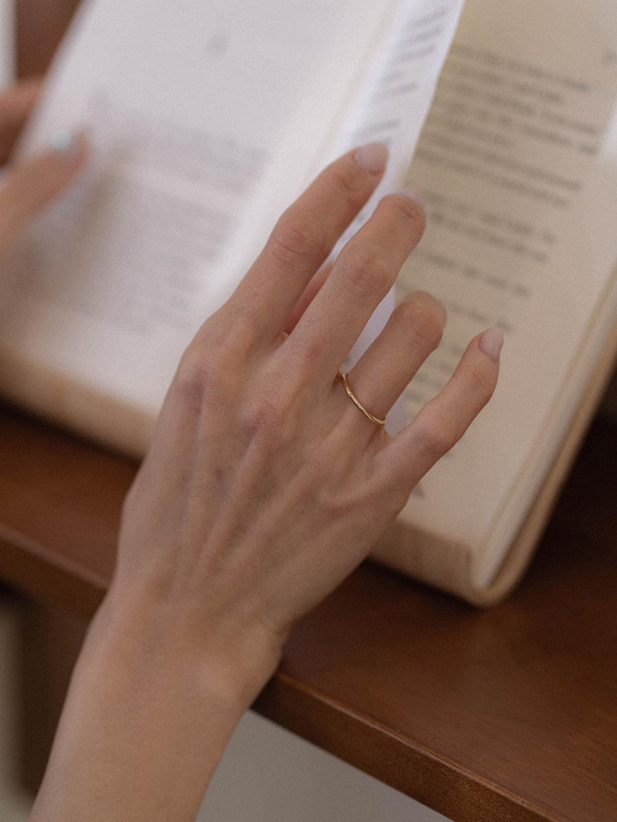 캐시 슬림 반지