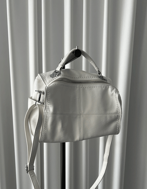 모어체리 보스턴 레더 가죽 토트숄더크로스백 (3color) .293