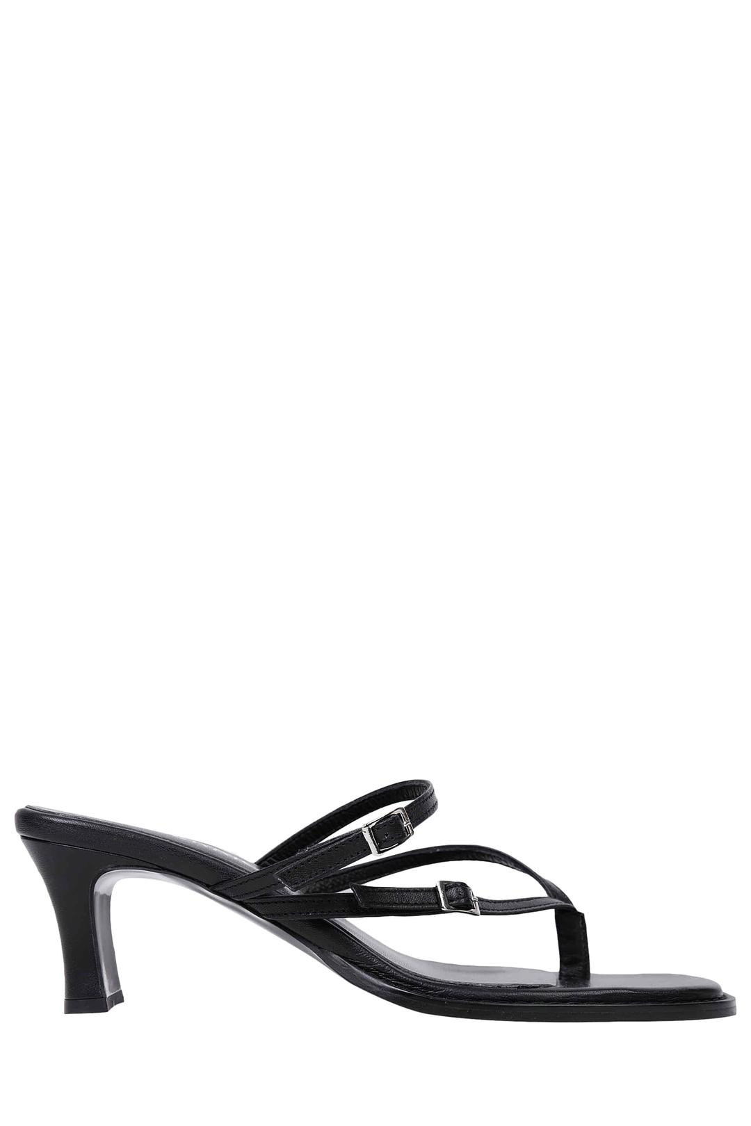 COVER STRAP SANDAL / BLACK