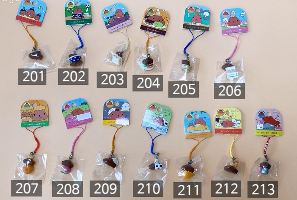 [러버클럽] 카피바라 스트랩 일본스트랩 Y2K 귀여운스트랩 고전문구