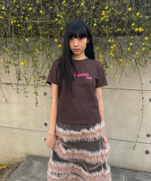 [X HOMEMANIAFAIR] HMF LOGO TEE_BROWN(IK2FMMT534C)