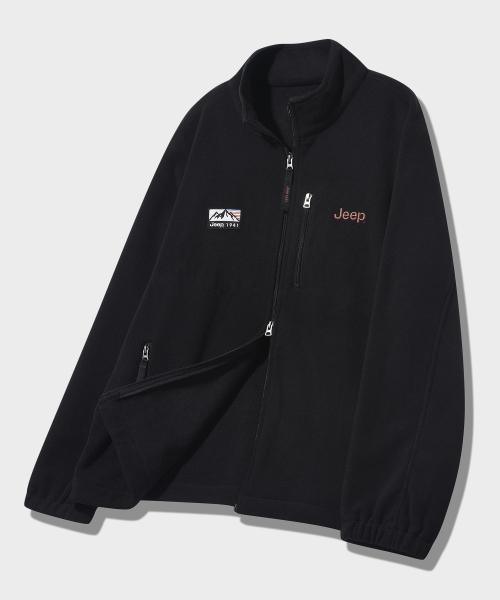 2WAY 레트로 마운틴 1941 플리스 집업 (JR5TZU191BK)