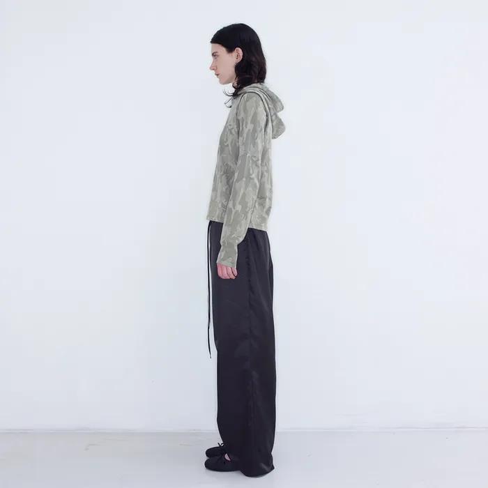 CAMO HOOD LAYERED TEE (DARK)