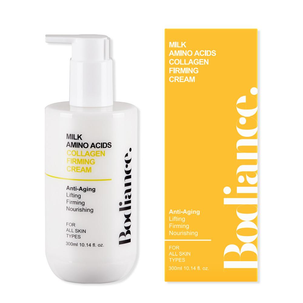 바디언스 밀크 아미노산 보르피린 바디 탄력 크림 300ml 처진 엉덩이 가슴 마사지 크림